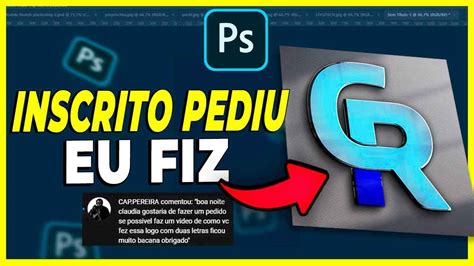 Tutorial Como Fazer Uma Logo Pelo Photoshop Cc