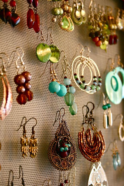 Img Diy Earring Organizer Jewelry Organizer Diy Diy Earring Holder