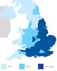 Hard Water Map UK - Canterbury Plumbing Supplies