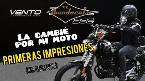 Thunderstar Primeras Impresiones Manejandola Motos Vento