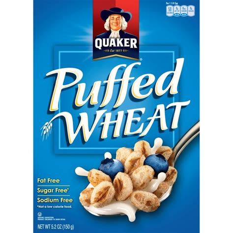 Quaker Puffed Wheat Regular Cereal 52 Oz Instacart