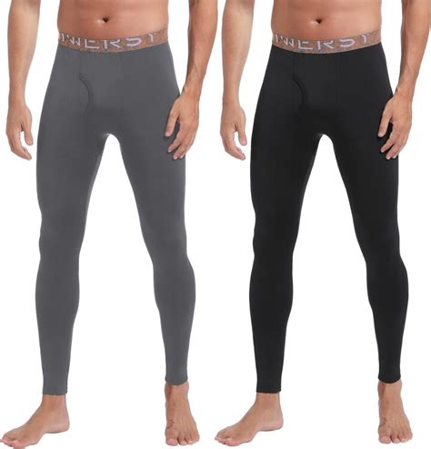 Innersy Thermal Long Johns For Men Winter Mens Thermals Bottoms Warm