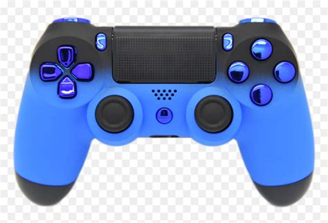 Blue And Black Fade Ps4 Controller Hd Png Download Vhv