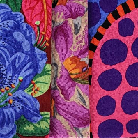 Kaffe Fassett Collective Aug 2023 Cool Fat Quarter Bundle