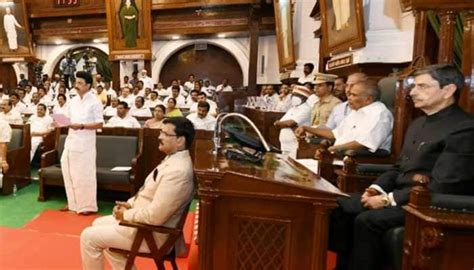 Tamil Nadu Assembly Ruckus Bjp Slams Dmk Accuses It Of Henchmen