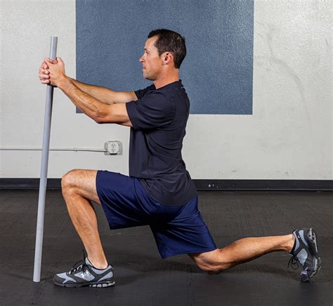 Kneeling Hip Flexor Dynamic Flexibility Exercise Sean Cochran Sports