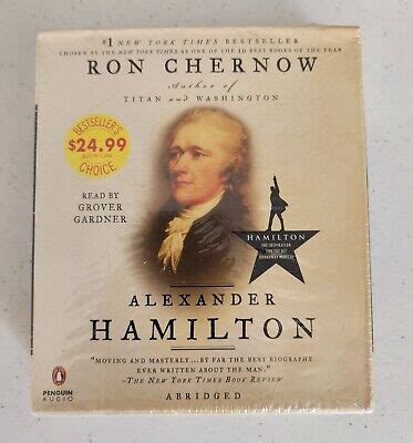 Alexander Hamilton By Ron Chernow Read By Grover Gardner Factory Sealed