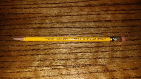 This pencil is a number 3, and it has a square eraser : r/mildlyinteresting