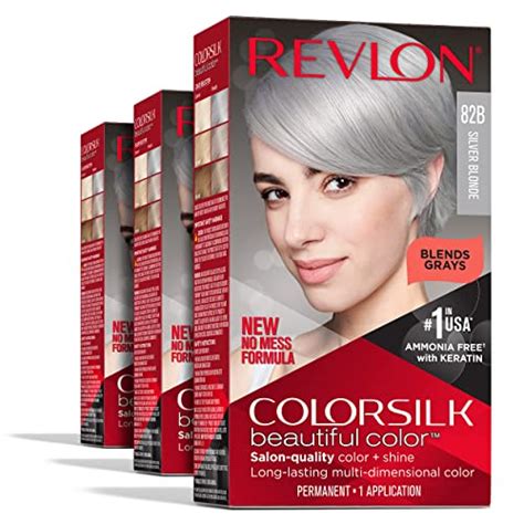Permanent Hair Color By Revlon Permanent Blonde Hair Dye Colorsilk