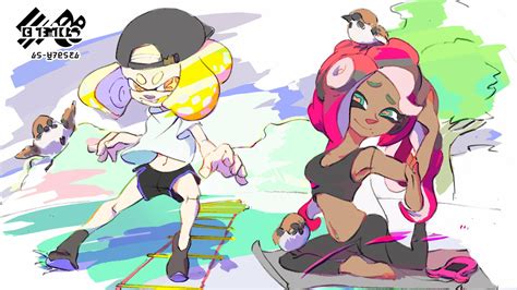 Así Luce El Arte De Perla Y Marina Para El Próximo Splatfest Japonés De Splatoon 2 Nintenderos