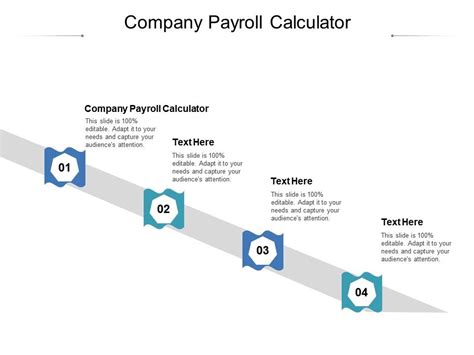 Company Payroll Calculator Ppt Powerpoint Presentation Summary Topics