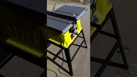 Figuring Out How To Turn On Ryobi Table Saw Youtube