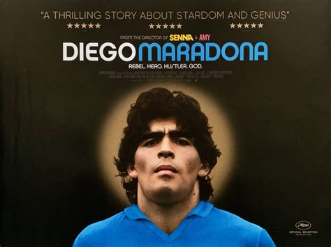 Original Diego Maradona Movie Poster Asif Kapadia Soccer Sports