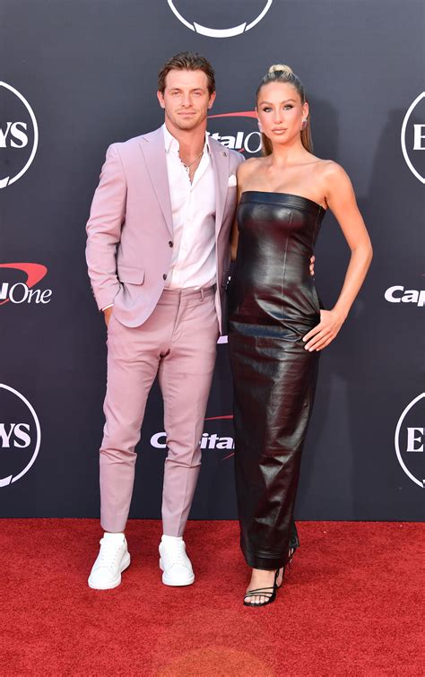 Alix Earle And Braxton Berrios Make Red Carpet Debut At ESPY Awards