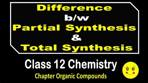 Difference Between Partial Synthesis And Total Synthesis Class 12