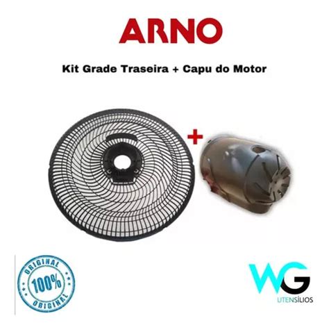 Kit Grade Traseira Capa Do Motor Arno Silence Force 40cm MercadoLivre