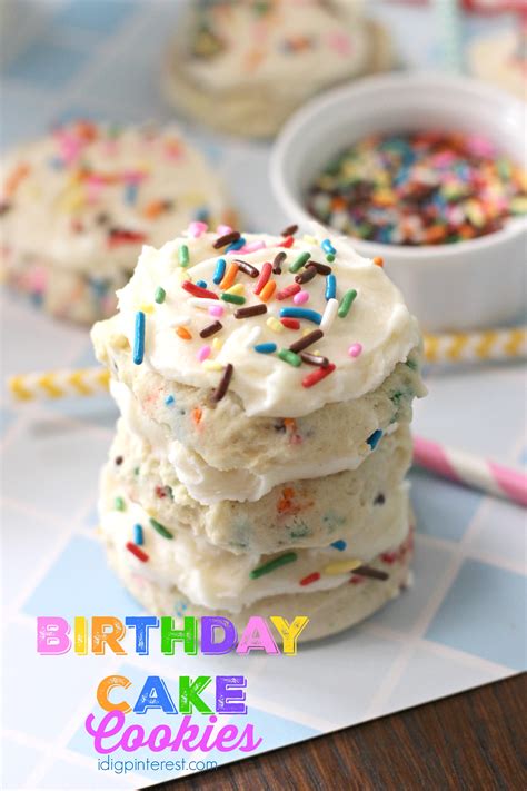 Birthday Cake Cookies - I Dig Pinterest