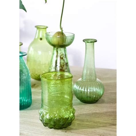 Vase Recycled Glass Green Weldaad