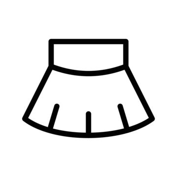 Cloth Skirt Lady Silhouette Vector, Skirt, Lady, Silhouette PNG and ...