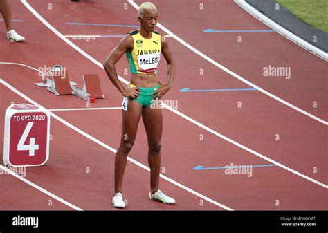 Aug 06 2021 Tokyo Japan Candice Mcleod Of Jamaica In The Athletics