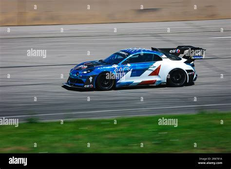 110 Raphael Astier fra Alpine A110 GT4 Evo Pikes Peak Open acción