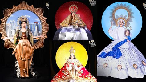 Bb Pilipinas 2023 Candidates Saint Inspired National Costume Pep Ph