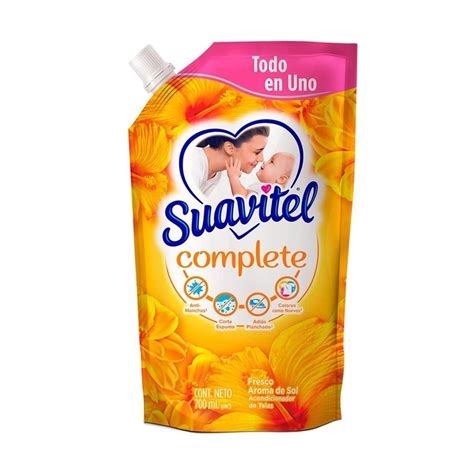 Suavizante Suavitel Complete Fresco Aroma De Sol X Ml Suavizantes