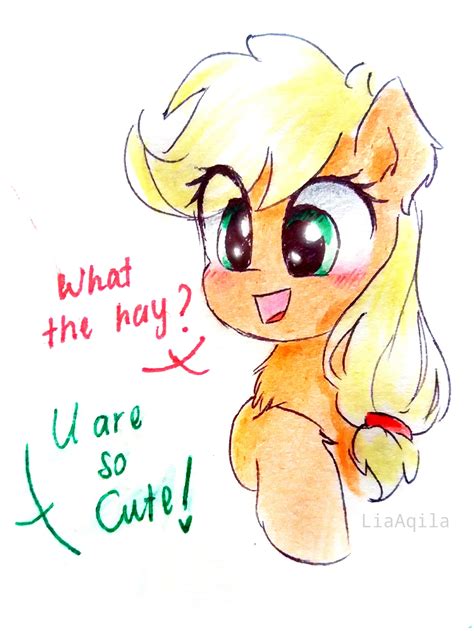 Safe Artist Liaaqila Part Of A Set Applejack Earth Pony