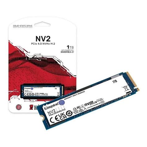 SSD Kingston 1TB M 2 NVMe SNV2S 1000G Crystal Informática