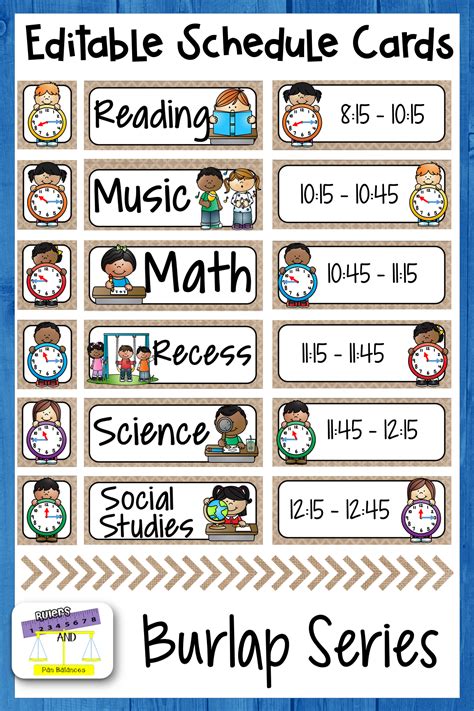 Printable Visual Schedule