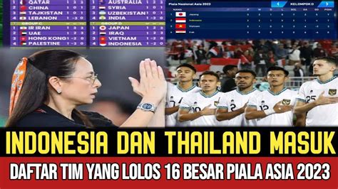 Update Terkini Tim Yang Lolos Ke Besar Piala Asia Indonesia