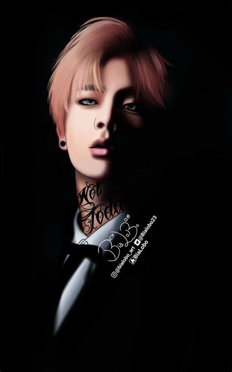 Jin Tattoo Bts Fanart Bybialobo By Bialobo On Deviantart