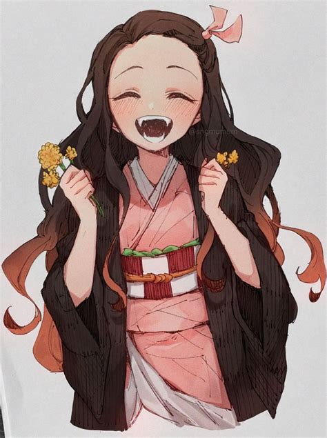 Anime Oscuro Nezuko Kamado Anime Demon Cute Anime Character Slayer