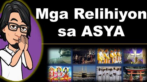 Magbigay Ng Limang Pangunahing Relihiyon Sa Asya Hilera Pangunahing