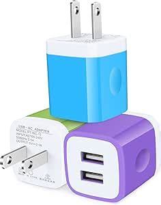 Amazon Hootek USB コンセント 2ポート USB 充電器 ACアダプター 2 1A急速充電 PSE認証 3個セット