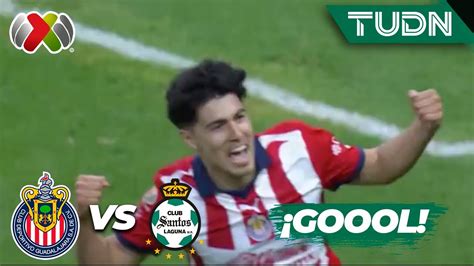 ERICK GUTIÉRREZ EMPATA DE ÚLTIMO MINUTO Chivas 1 1 Santos Liga Mx