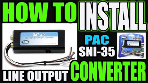 Pac Sni 15 Wiring Instructions