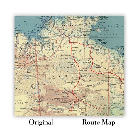 personalised route map custom road trip  hiking map  unique