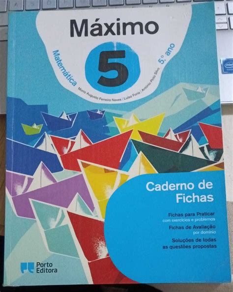 Matem Tica Ano Caderno De Fichas Portim O Olx Portugal