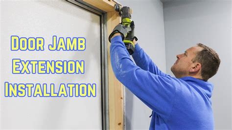 Door Jamb Extension Installation For Metal Building Doors YouTube