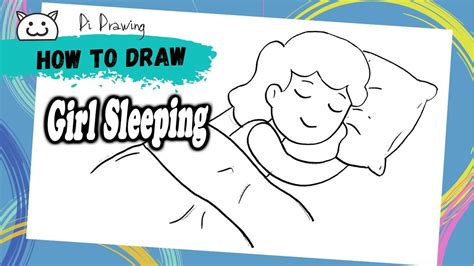 How To Draw Girl Sleeping Youtube