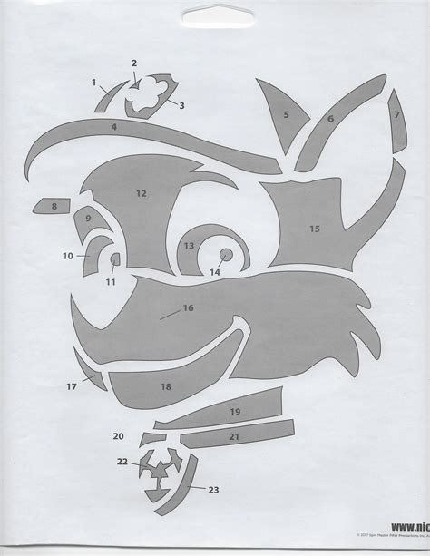 Paw Patrol Pumpkin Stencils Free Printable Printable Templates