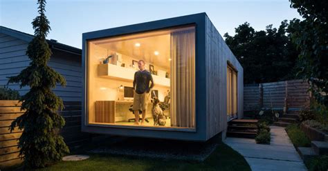 This Architect Built A Home Office Out Of A Shipping Container