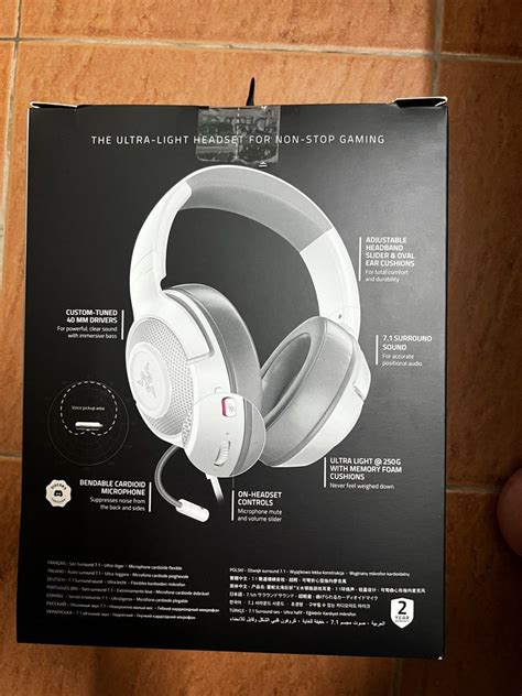 Razer Kraken X ( White version), Audio, Headphones & Headsets on Carousell