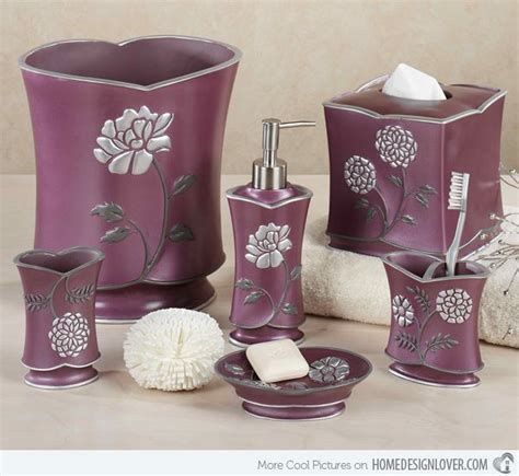 15 Elegant Purple Bathroom Accessories Home Design Lover Purple