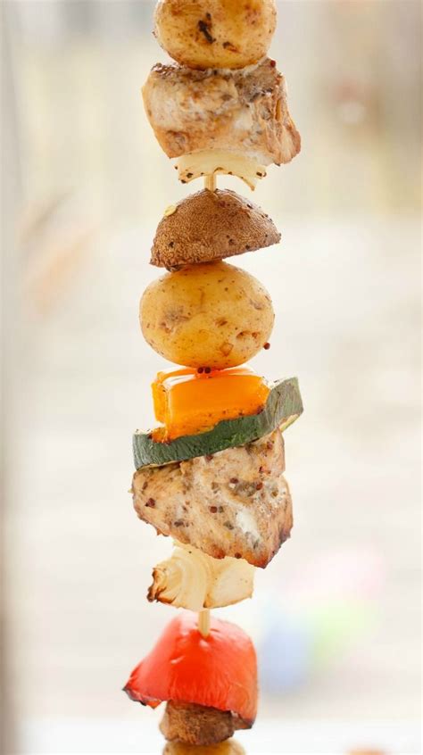 Potato Shish Kabobs In The Oven Recipe Shish Kabobs Kabobs Bbq