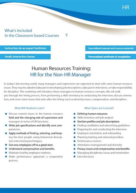 Online Hr For The Non Hr Manager Course Reed Co Uk