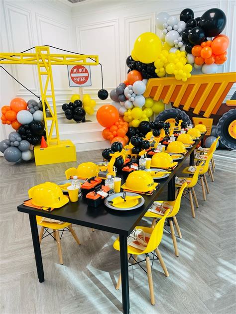 Karas Party Ideas Construction Party Karas Party Ideas