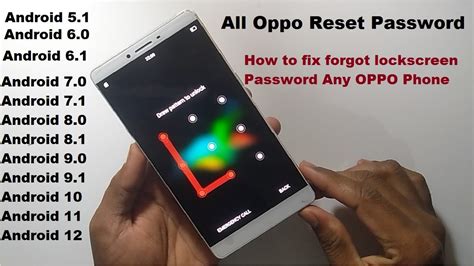 All Oppo Reset Password How To Fix Forgot Lockscreen Password Any OPPO