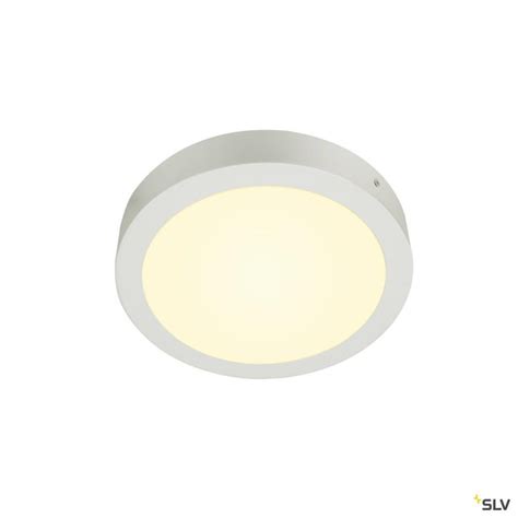 Applique et plafonnier intérieur SLV SENSER 24 rond blanc mat LED